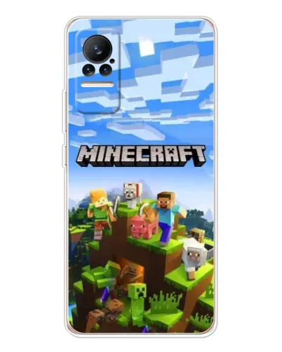 Чохол для Xiaomi Civi з картинкою «Minecraft класичний світ»