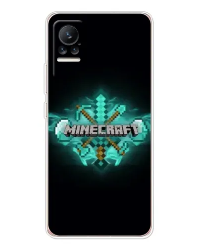 Чохол для Xiaomi Civi з картинкою «Minecraft Diamond лого»