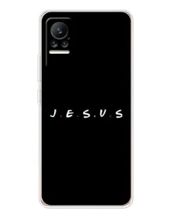 Чехол для Xiaomi Civi с картинкой «Точки веры J.E.S.U.S.»
