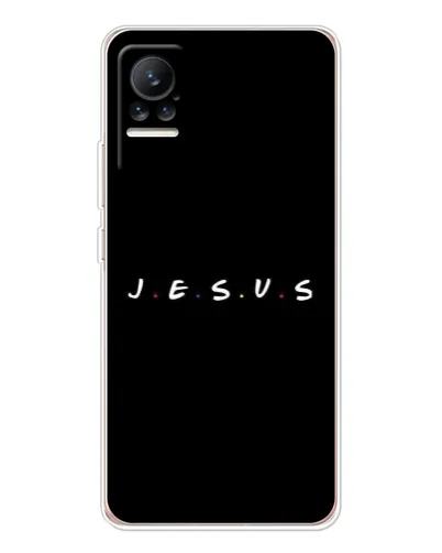 Чехол для Xiaomi Civi с картинкой «Точки веры J.E.S.U.S.» Чехол для Xiaomi Civi с картинкой «Точки веры J.E.S.U.S.»