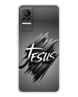 Чехол для Xiaomi Civi с картинкой «Надпись Jesus Graffiti»