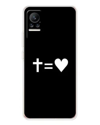 Чехол для Xiaomi Civi с картинкой «Крест и Сердце» Чехол для Xiaomi Civi с картинкой «Крест и Сердце»