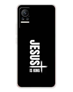Чехол для Xiaomi Civi с картинкой «Вертикаль веры Jesus»