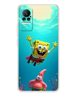 Чехол для Xiaomi Civi с картинкой «Спанч Боб под водой» Чехол для Xiaomi Civi с картинкой «Спанч Боб под водой»