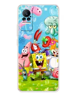 Чехол для Xiaomi Civi с картинкой «Губка Боб и друзья» Чехол для Xiaomi Civi с картинкой «Губка Боб и друзья»