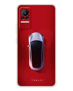 Чехол для Xiaomi Civi с картинкой «Tesla Top View» Чехол для Xiaomi Civi с картинкой «Tesla Top View»