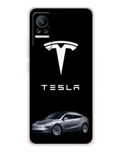 Чехол для Xiaomi Civi с картинкой «Tesla Model Y»
