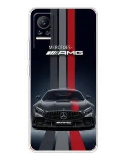 Чехол для Xiaomi Civi с картинкой «Mercedes — белый карбон» Чехол для Xiaomi Civi с картинкой «Mercedes — белый карбон»
