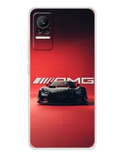 Чехол для Xiaomi Civi с картинкой «Mercedes AMG — красная линия»
