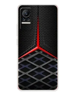 Чехол для Xiaomi Civi с картинкой «Mercedes Carbon Grid»
