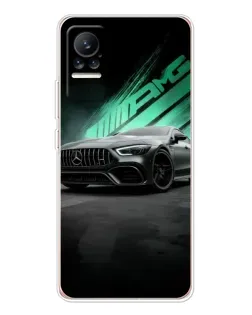 Чехол для Xiaomi Civi с картинкой «Темный Mercedes AMG»