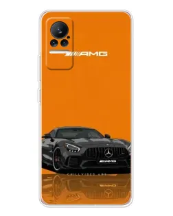 Чехол для Xiaomi Civi с картинкой «Оранжевый Mercedes AMG»