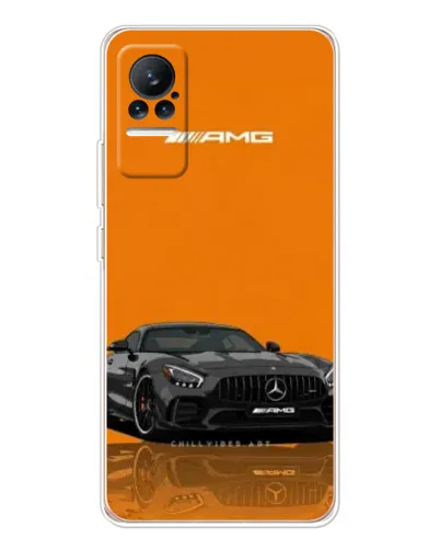 Чехол для Xiaomi Civi с картинкой «Оранжевый Mercedes AMG»