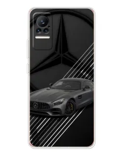 Чехол для Xiaomi Civi с картинкой «Mercedes AMG — графика»