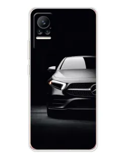 Чехол для Xiaomi Civi с картинкой «Свет фар Mercedes»