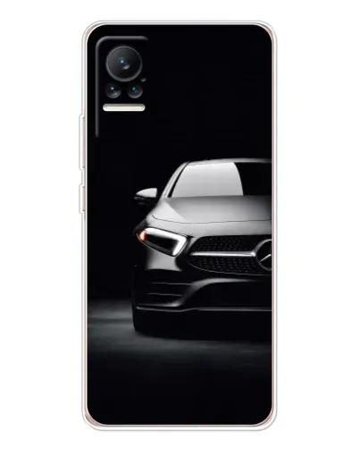 Чехол для Xiaomi Civi с картинкой «Свет фар Mercedes»
