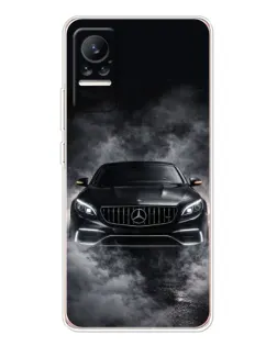 Чехол для Xiaomi Civi с картинкой «Mercedes в дыму»