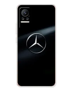 Чехол для Xiaomi Civi с картинкой «Mercedes на металле» Чехол для Xiaomi Civi с картинкой «Mercedes на металле»