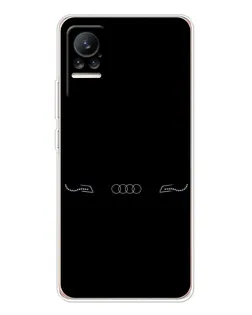 Чехол для Xiaomi Civi с картинкой «Audi — световой подпись» Чехол для Xiaomi Civi с картинкой «Audi — световой подпись»