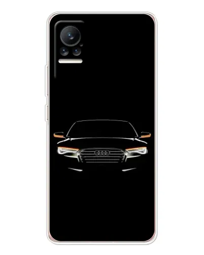 Чехол для Xiaomi Civi с картинкой «Audi — ночной контур»