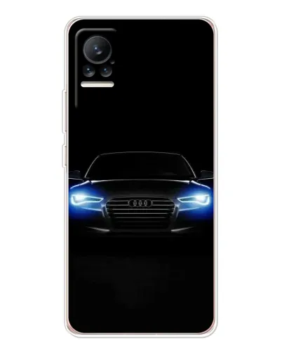 Чехол для Xiaomi Civi с картинкой «Audi в неоне»