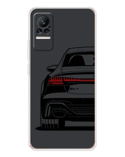 Чехол для Xiaomi Civi с картинкой «Задняя часть Audi — арт»