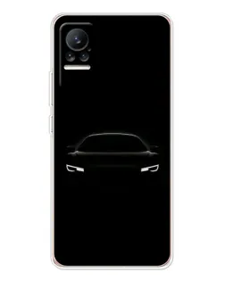 Чехол для Xiaomi Civi с картинкой «Взгляд Audi в темноте»
