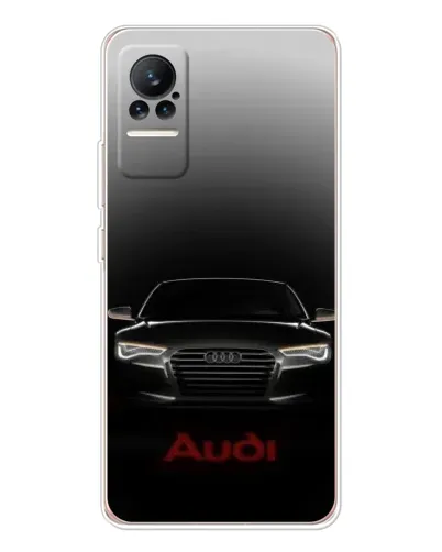 Чехол для Xiaomi Civi с картинкой «Audi — градиентный контур»