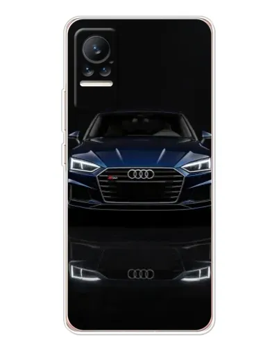 Чехол для Xiaomi Civi с картинкой «Audi — ночное отражение»