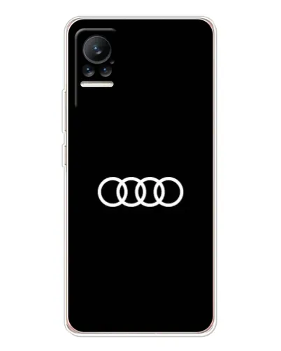 Чехол для Xiaomi Civi с картинкой «Audi White Logo»