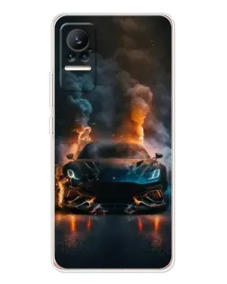 Чехол для Xiaomi Civi с картинкой «Lamborghini дымная эстетика»