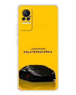 Чехол для Xiaomi Civi с картинкой «Lamborghini Huracan черный»