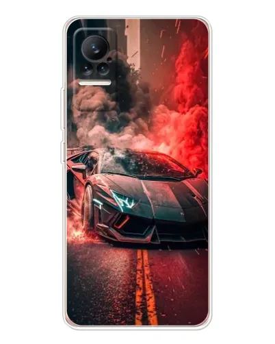 Чехол для Xiaomi Civi с картинкой «Lamborghini красный дым» Чехол для Xiaomi Civi с картинкой «Lamborghini красный дым»
