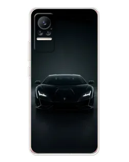 Чехол для Xiaomi Civi с картинкой «Черный Lamborghini Aventador»