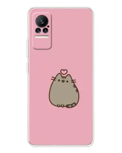 Чехол для Xiaomi Civi с картинкой «Pusheen сердце»