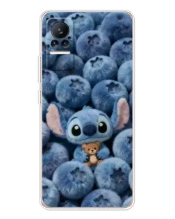 Чехол для Xiaomi Civi с картинкой «Стич и голубика» Чехол для Xiaomi Civi с картинкой «Стич и голубика»