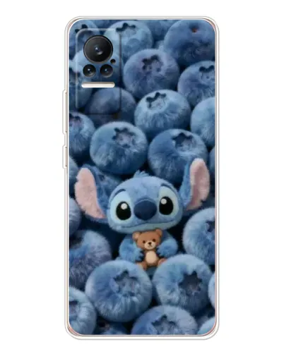 Чехол для Xiaomi Civi с картинкой «Стич и голубика»