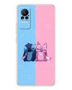 Чехол для Xiaomi Civi с картинкой «Stitch и Angel Love» Чехол для Xiaomi Civi с картинкой «Stitch и Angel Love»