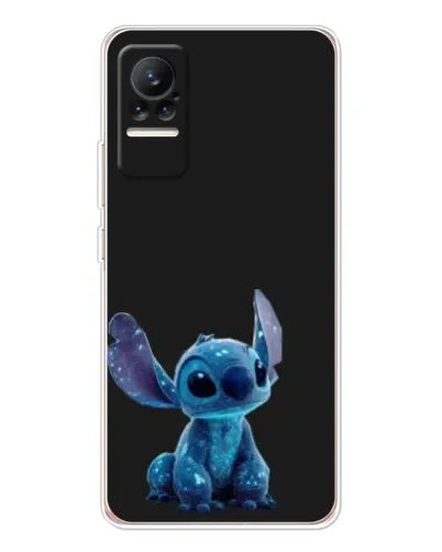 Чехол для Xiaomi Civi с картинкой «Стич на черном»