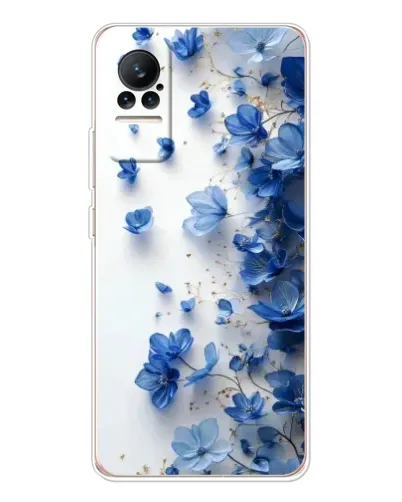 Чехол для Xiaomi Civi с картинкой «Голубой цветочный каскад» Чехол для Xiaomi Civi с картинкой «Голубой цветочный каскад»