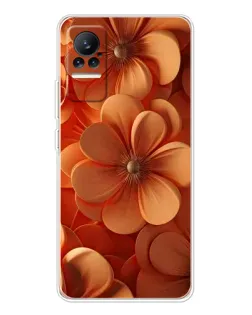 Чехол для Xiaomi Civi с картинкой «Оранжевый макро цветок» Чехол для Xiaomi Civi с картинкой «Оранжевый макро цветок»