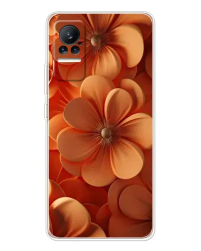 Чехол для Xiaomi Civi с картинкой «Оранжевый макро цветок» Чехол для Xiaomi Civi с картинкой «Оранжевый макро цветок»
