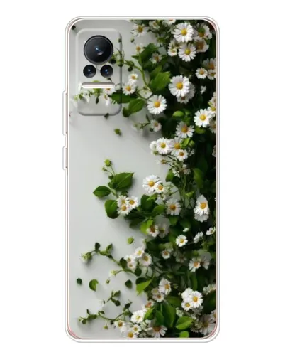 Чехол для Xiaomi Civi с картинкой «Ветка мелких белых цветов» Чехол для Xiaomi Civi с картинкой «Ветка мелких белых цветов»