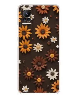 Чехол для Xiaomi Civi с картинкой «Узор из маленьких подсолнухов» Чехол для Xiaomi Civi с картинкой «Узор из маленьких подсолнухов»