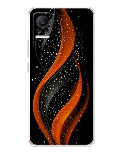 Чехол для Xiaomi Civi с картинкой «Огненная звездная волна»