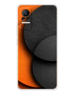 Чехол для Xiaomi Civi с картинкой «Геометрия оранжевых кругов» Чехол для Xiaomi Civi с картинкой «Геометрия оранжевых кругов»