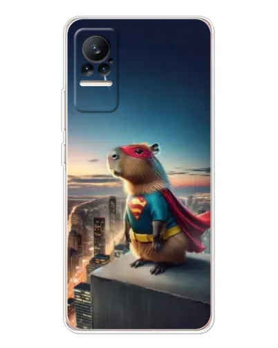 Чехол для Xiaomi Civi с картинкой «Капи-мен супергерой»