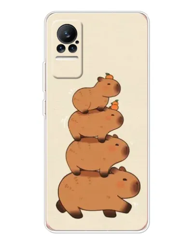 Чехол для Xiaomi Civi с картинкой «Башня из капибар»