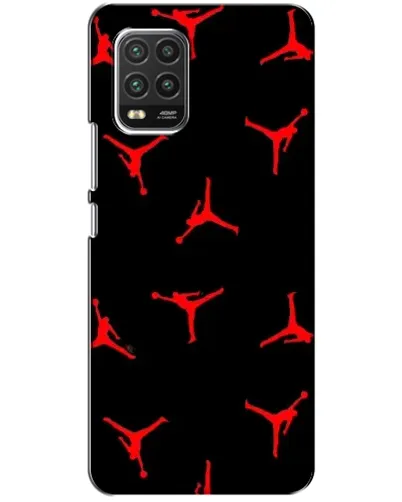 Чехол для Xiaomi Mi 10 Lite с картинкой «Jordan Red Pattern»
