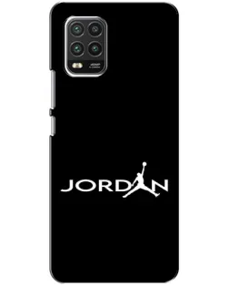 Чехол для Xiaomi Mi 10 Lite с картинкой «Jordan White Logo»